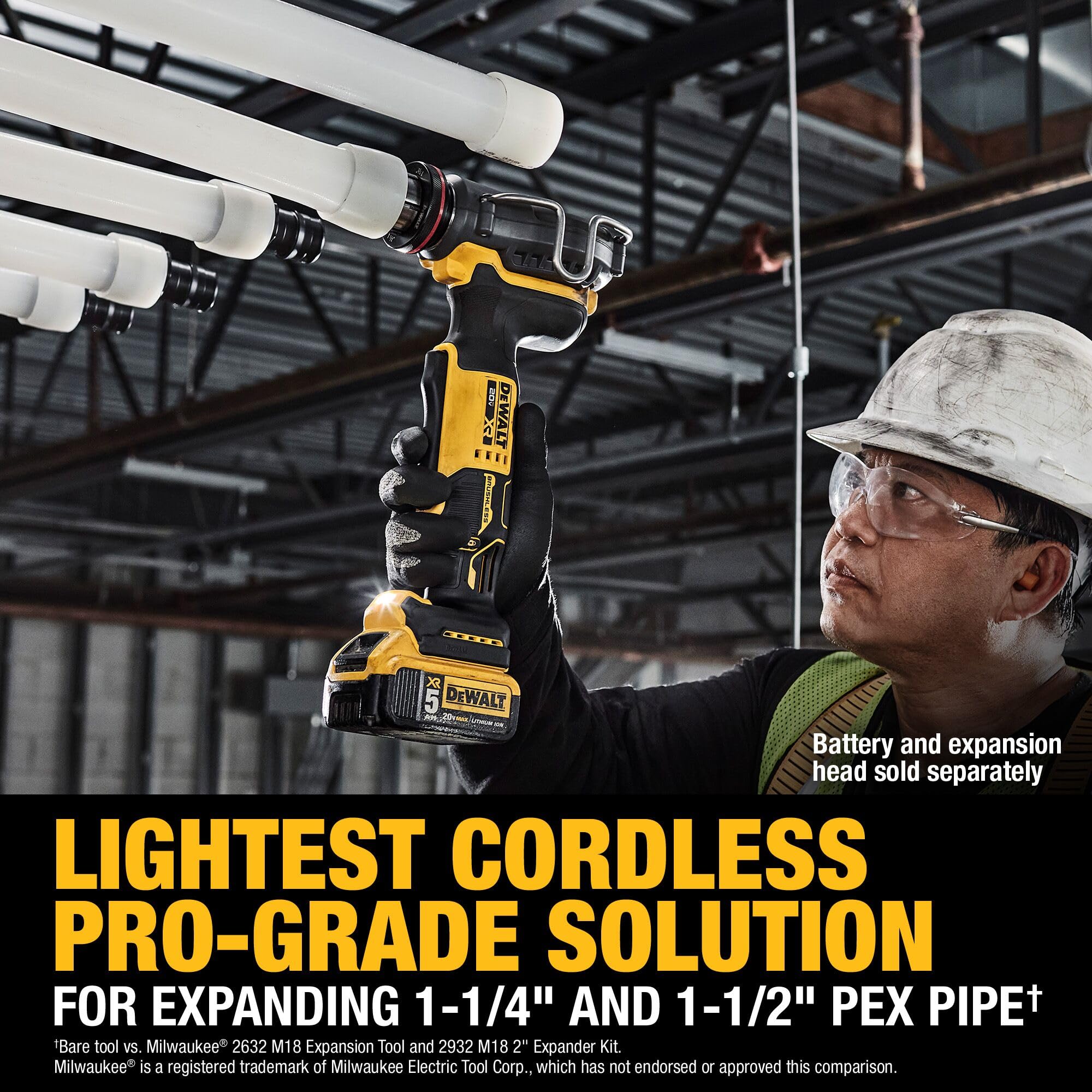 Foto 5 pulgar | Herramienta Expansora Pex Dewalt 20v Max Xr 3/8 1-1/2 - Venta Internacional