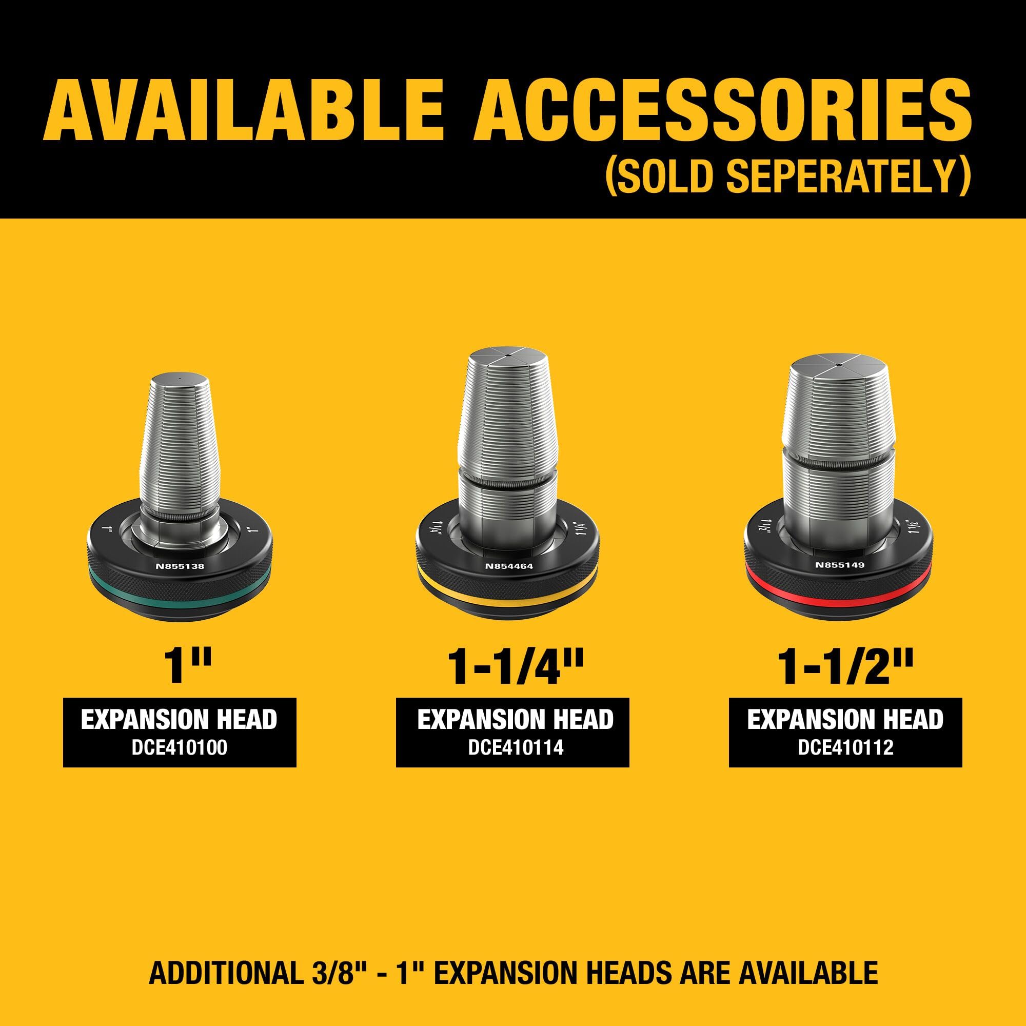 Foto 8 pulgar | Herramienta Expansora Pex Dewalt 20v Max Xr 3/8 1-1/2 - Venta Internacional