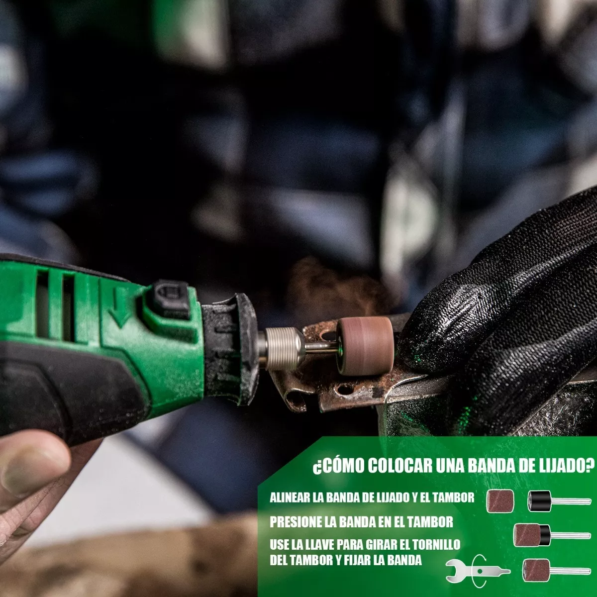 Foto 4 | Mini Taladro Mototool Lab.g 135w con 211 Piezas