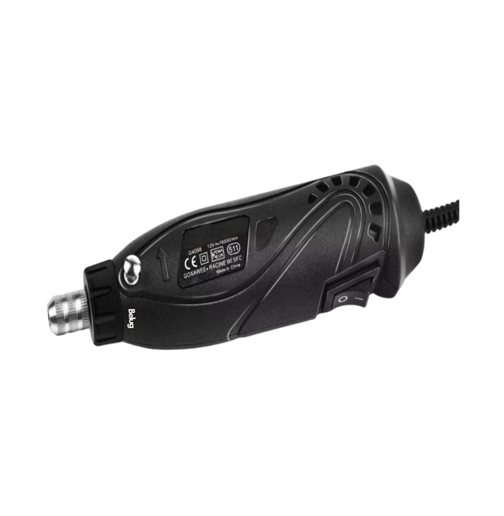Mini Taladro de Pulido Belug con 115 Piezas Negro