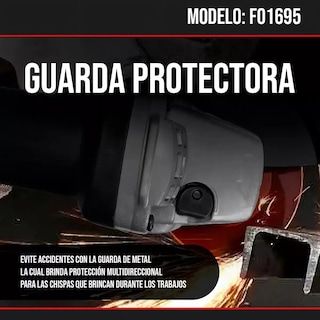 Foto 5 | Kit Taladro Belug 800w Y Esmeriladora Angular 880w Con Accesorios Negro
