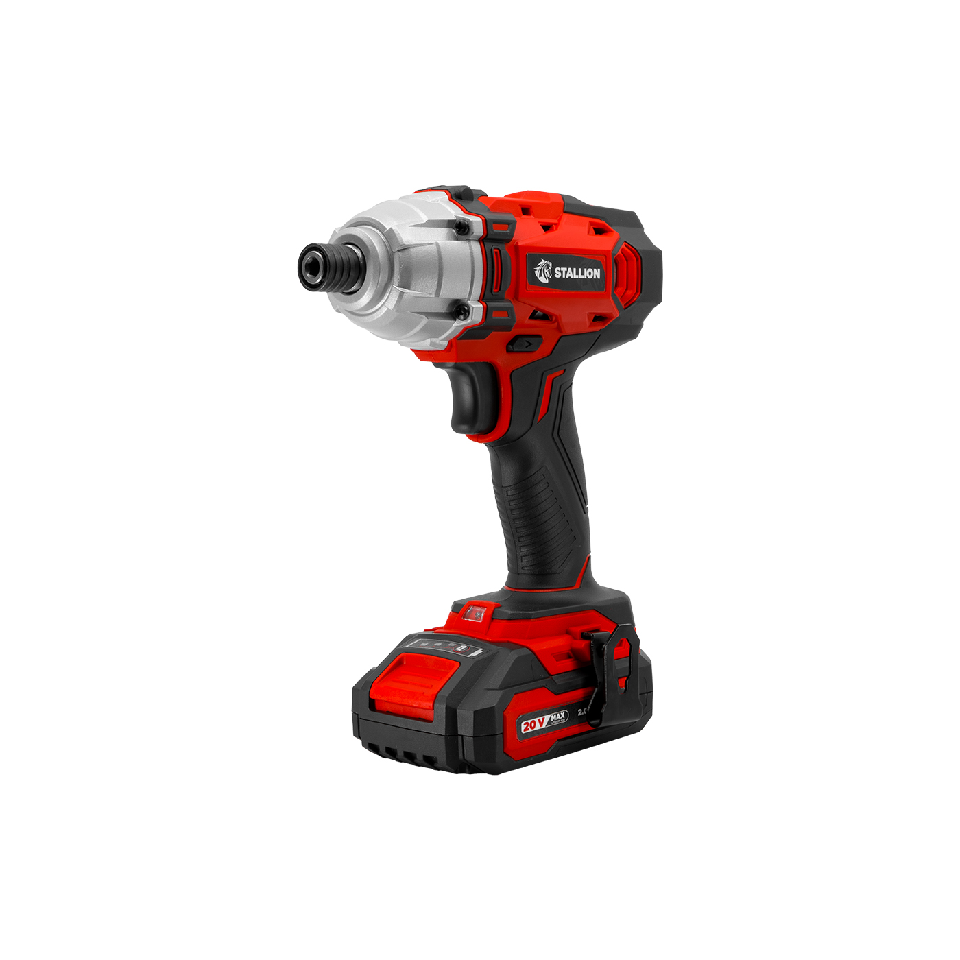Foto 4 pulgar | Kit Taladro de Impacto de Batería Stallion 20v + Atornillador de Impacto + Maleta + 2 Baterías + Cargador + Estuche