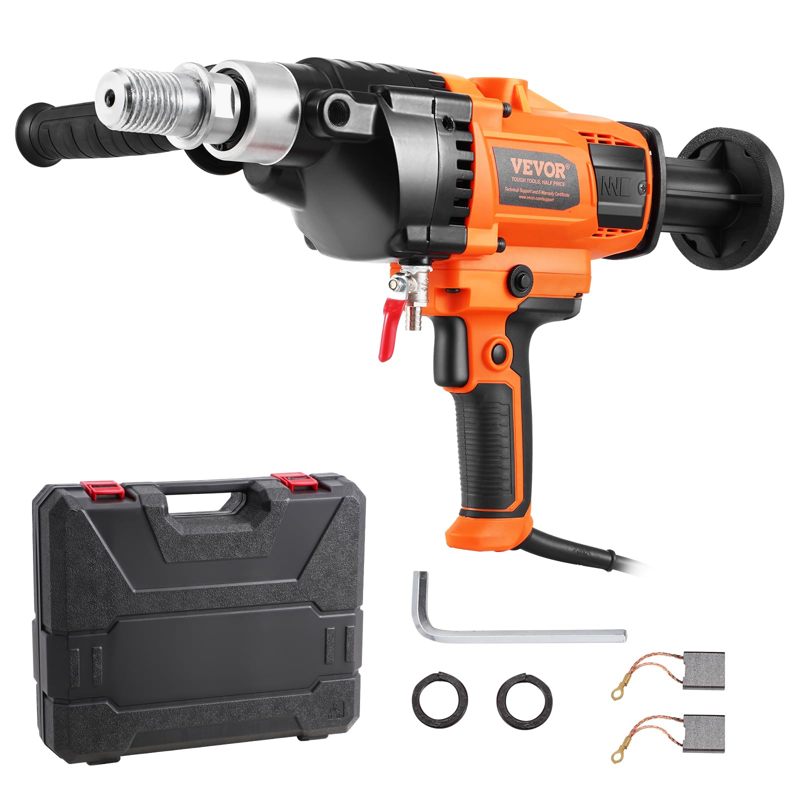 Perforadora con Núcleo de Diamante Vevor 20-160 Mm 2000w 0-1800 Rpm - Venta Internacional $3,749