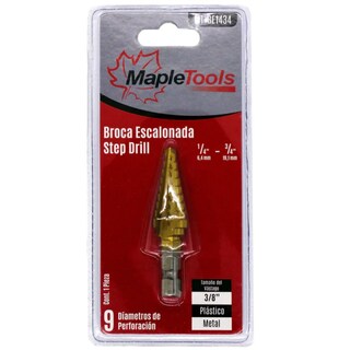 Foto 1 | Broca Escalonada Maple Tools 1/4 - 3/4''