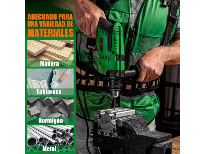 Foto 3 | Taladro Xtellar Rotomartillo 1/2'' 860w Herramientas Kit Con Brocas