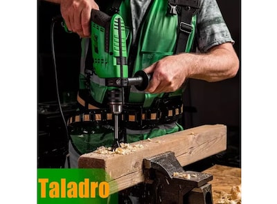 Foto 5 | Taladro Xtellar Rotomartillo 1/2'' 860w Herramientas Kit Con Brocas