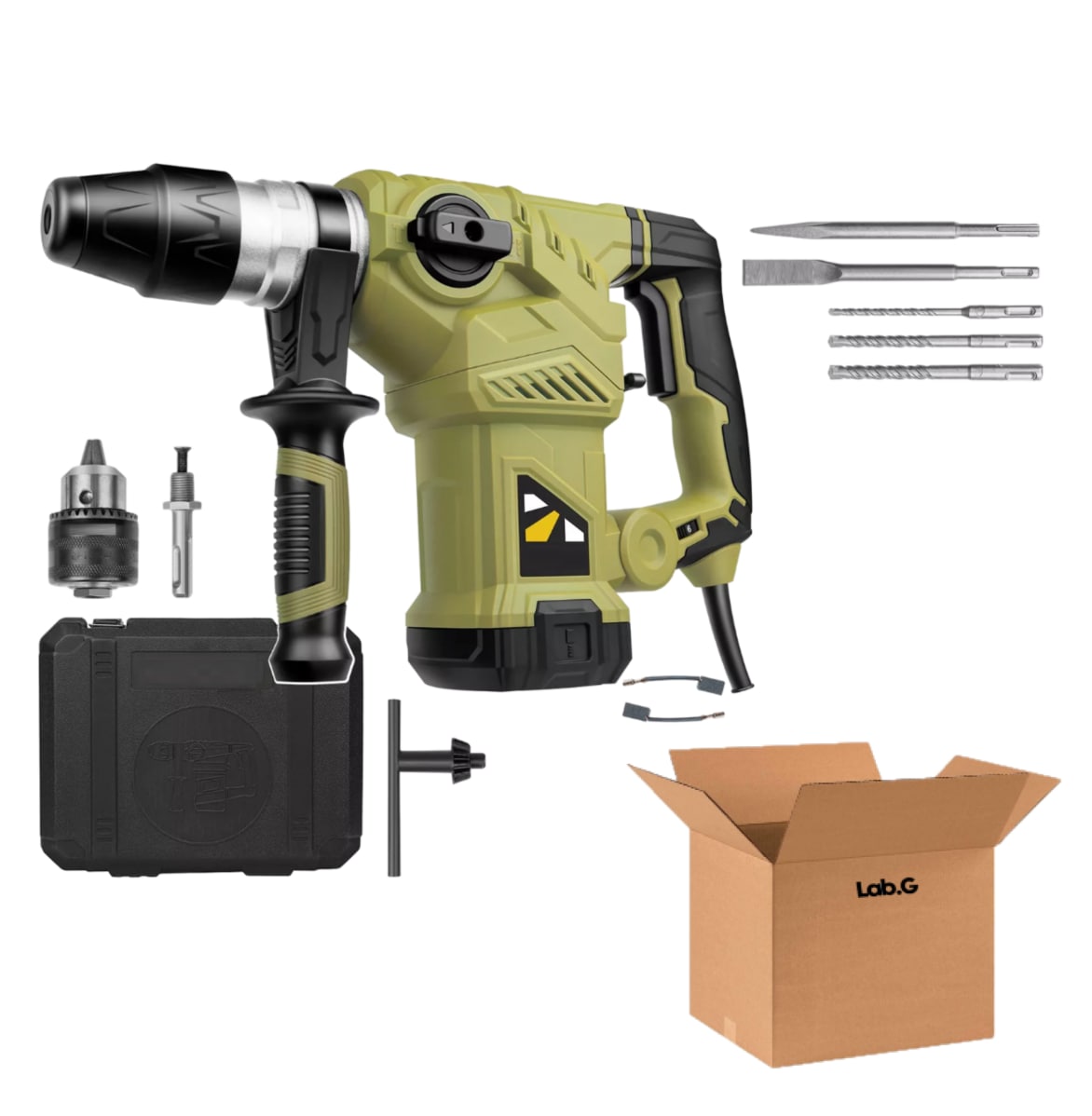 Rotomartillo Cincelador Lab.G Industrial SDS Edoevom 1700 W $3,132