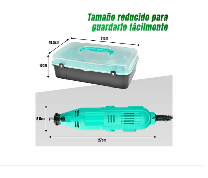 Foto 2 | Minitaladro Mototool con 203 Accesorio para Dremmel Esmeril