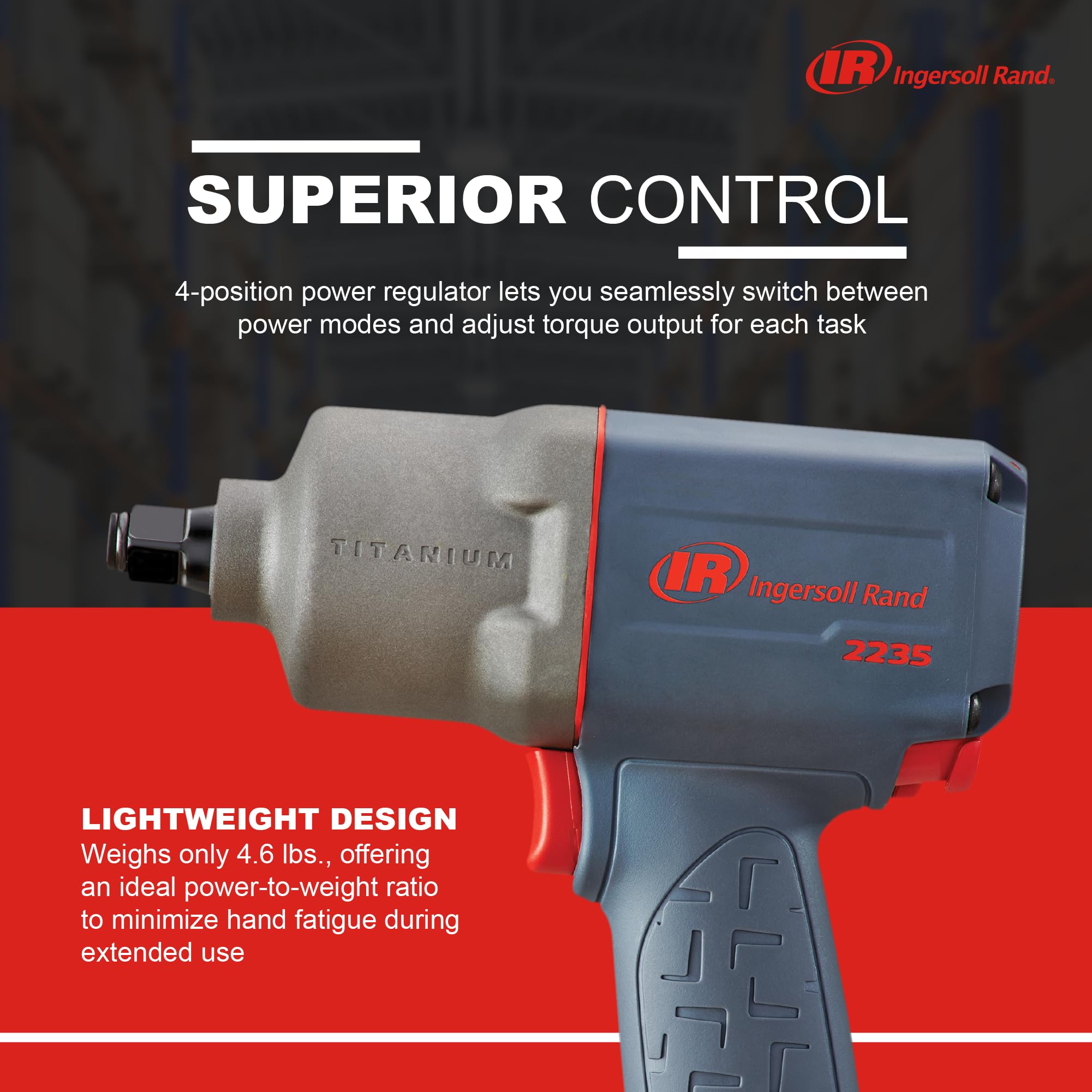 Foto 6 pulgar | Llave Neumática Ingersoll Rand 2235TiMAX 1/2 Pulgada Torque 1830 NM - Venta Internacional