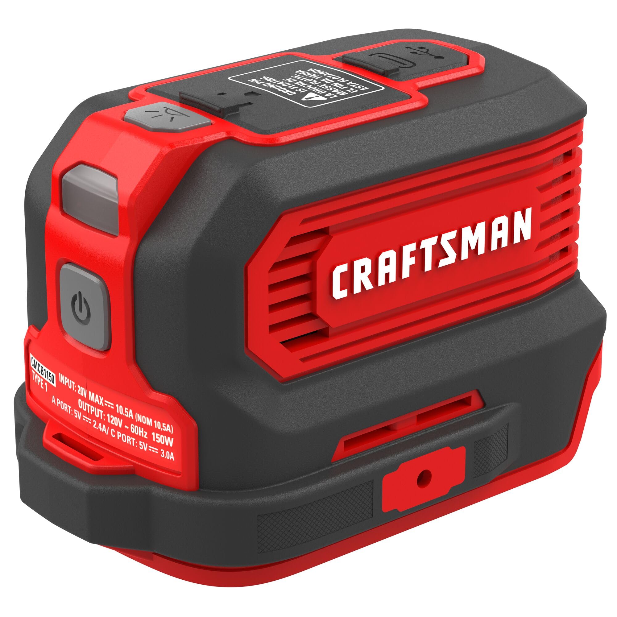 Foto 6 pulgar | Cargador Inversor de Corriente y Linterna Craftsman V20 150w - Venta Internacional
