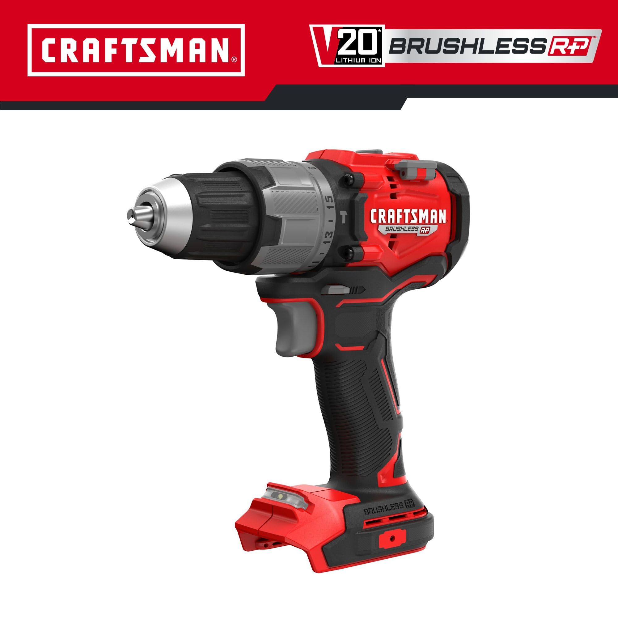 Foto 3 pulgar | Taladro Percutor Craftsman V20 Herramienta Desnuda Inalámbrica- Venta Internacional
