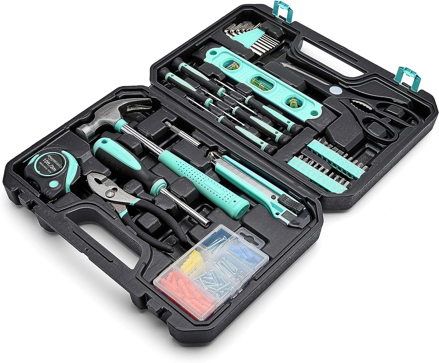 Foto 1 | Kit De Herramientas Amazon Basics Household De 142 Piezas Con Funda De Almacenamiento - Venta Internacional.