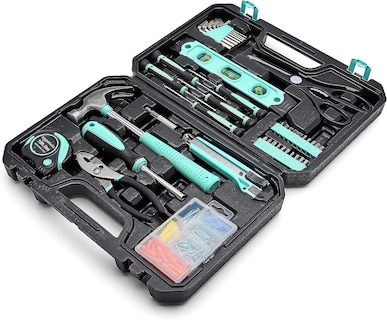 Foto 1 | Kit De Herramientas Amazon Basics Household De 142 Piezas Con Funda De Almacenamiento - Venta Internacional.