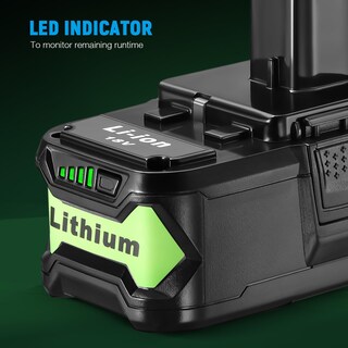 Foto 6 | Batería Powerextra 18 V 6.5 Ah para Ryobi One+ Inalámbrico de 18 V 2 Piezas- Venta Internacional
