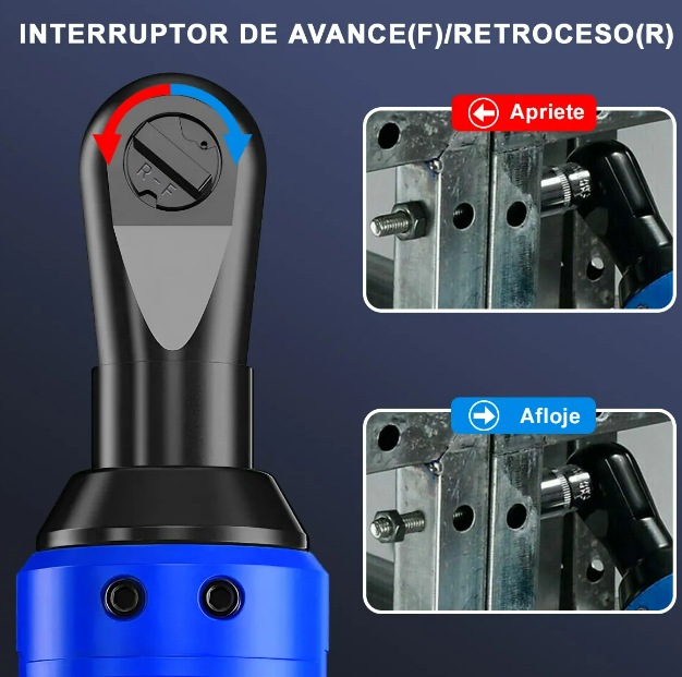 Foto 4 pulgar | Llave de Impacto Inalámbrica Premium Xtellar 3/8'' con Luz Led