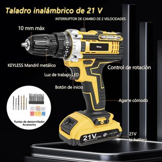 Foto 2 | Taladro Inalámbrico Belug con Estuche y Accesorios