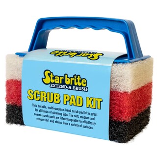 Foto 1 | Kit De Fregado Star Brite Con Mango Con 3 Almohadillas Para Barcos Y Hogares - Venta Internacional.