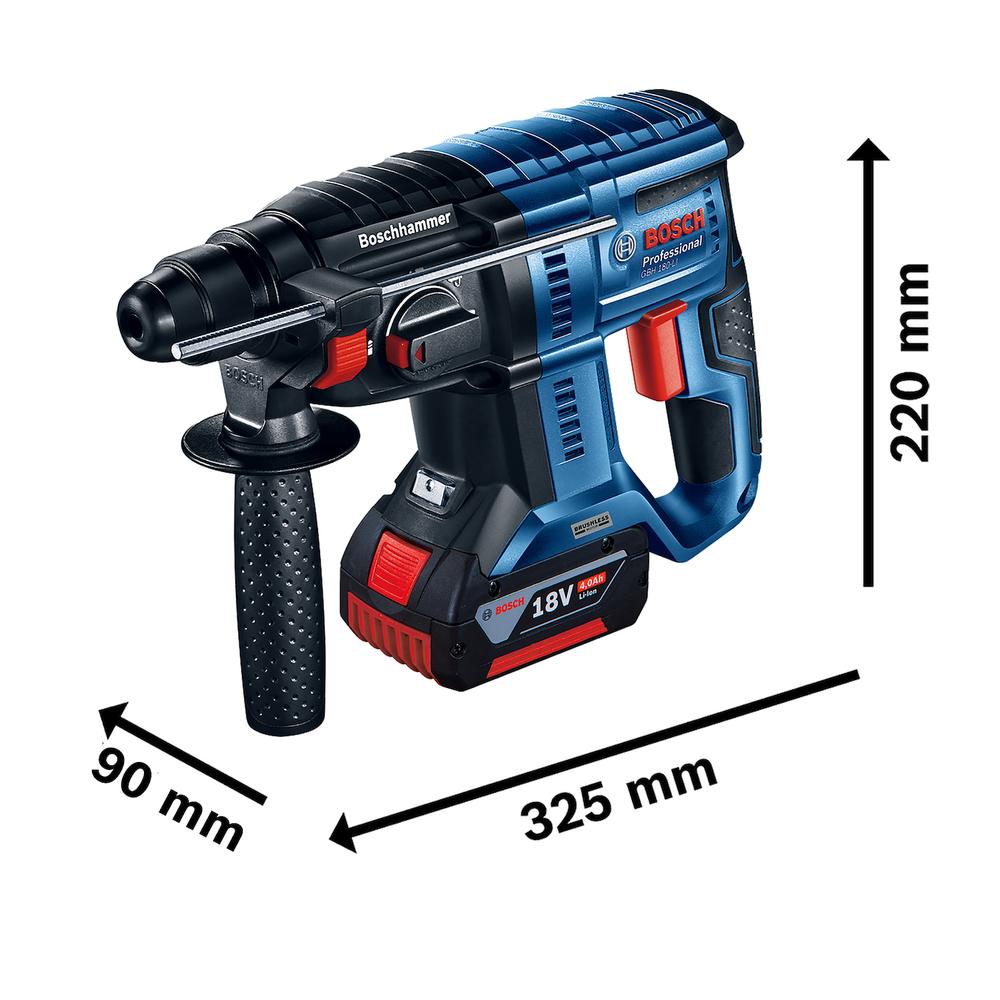 Foto 7 pulgar | Rotomartillo Cincelador Bosch 18v Brushless Gbh 180 Li