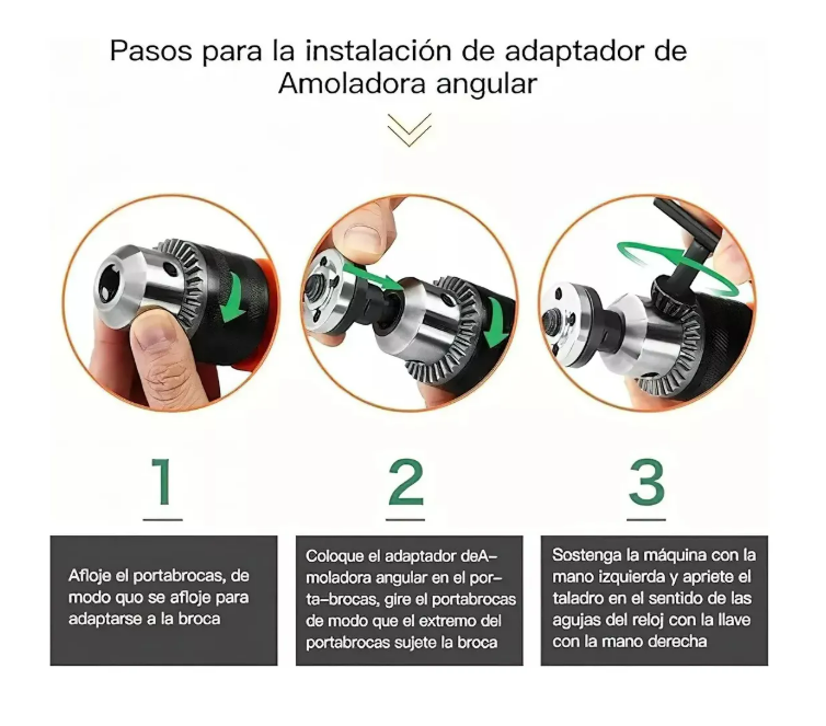 Foto 5 pulgar | Taladro Rotomartillo 860w 1/2'' Kit Herramientas Con Brocas