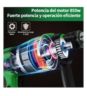 Foto 2 | Rotomartillo Adeske Perforador Industrial Verde 50 Hz