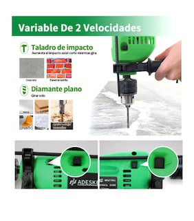Foto 4 | Rotomartillo Adeske Perforador Industrial Verde 50 Hz