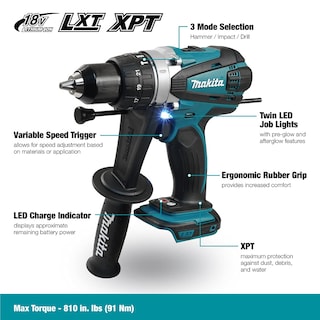 Foto 2 | Taladro Percutor Inalámbrico Makita DHP458Z 1/2 Pulgadas - Venta Internacional