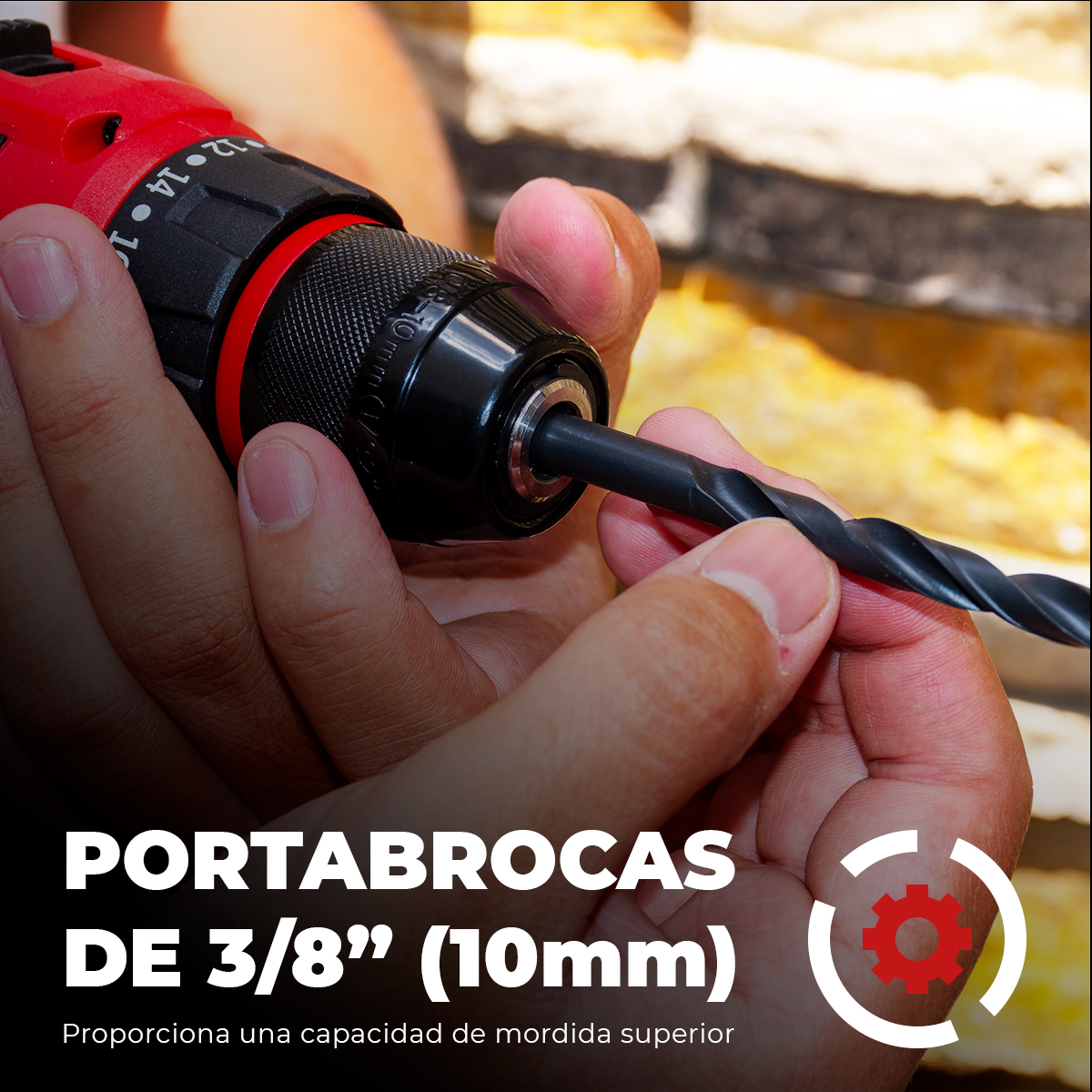 Foto 5 pulgar | Taladro Inalámbrico 3/8” 20V ENERGIZER con Batería 2Ah y Cargador
