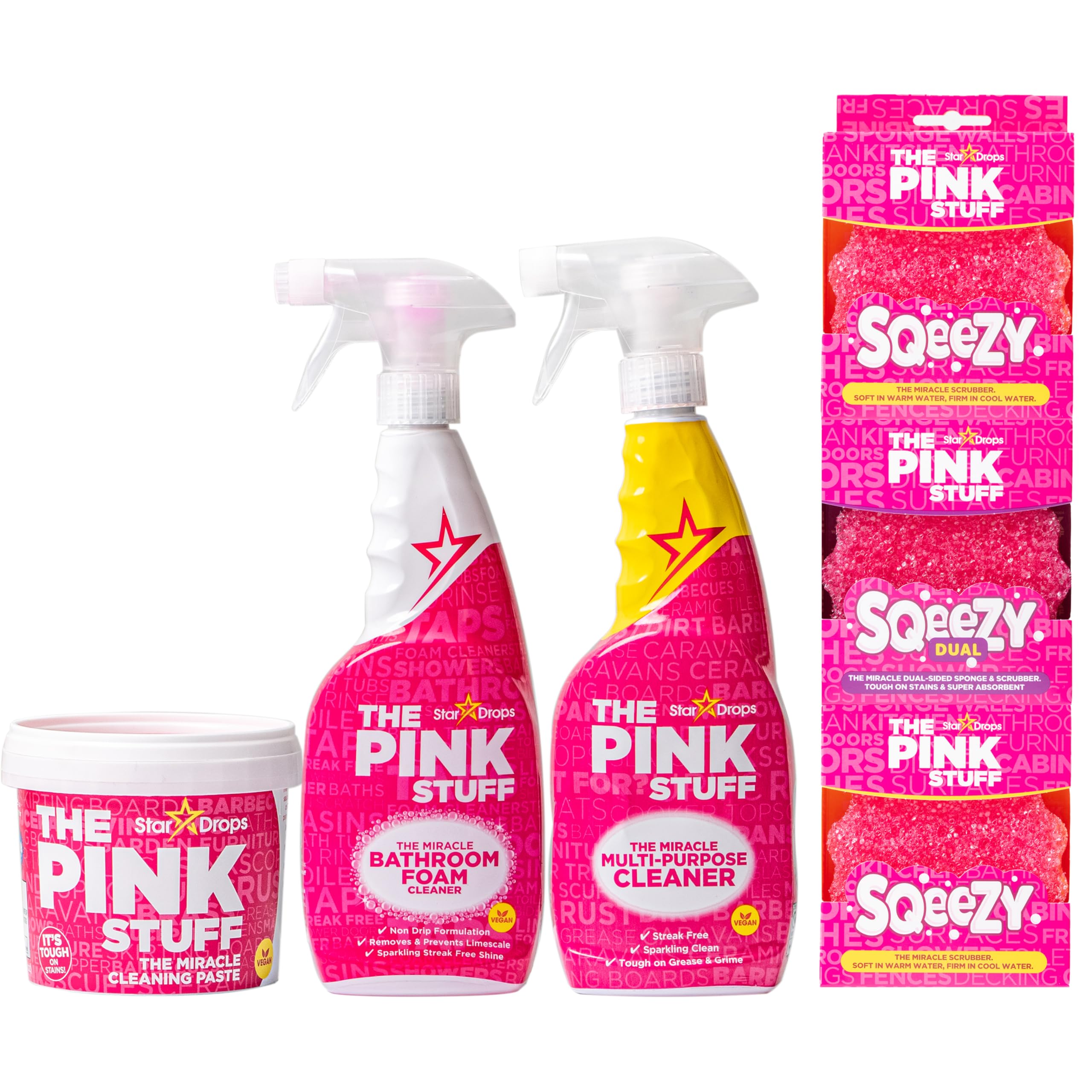 Foto 1 | Paquete De Limpieza Stardrops The Pink Stuff Con Pasta Limpiadora - Venta Internacional.