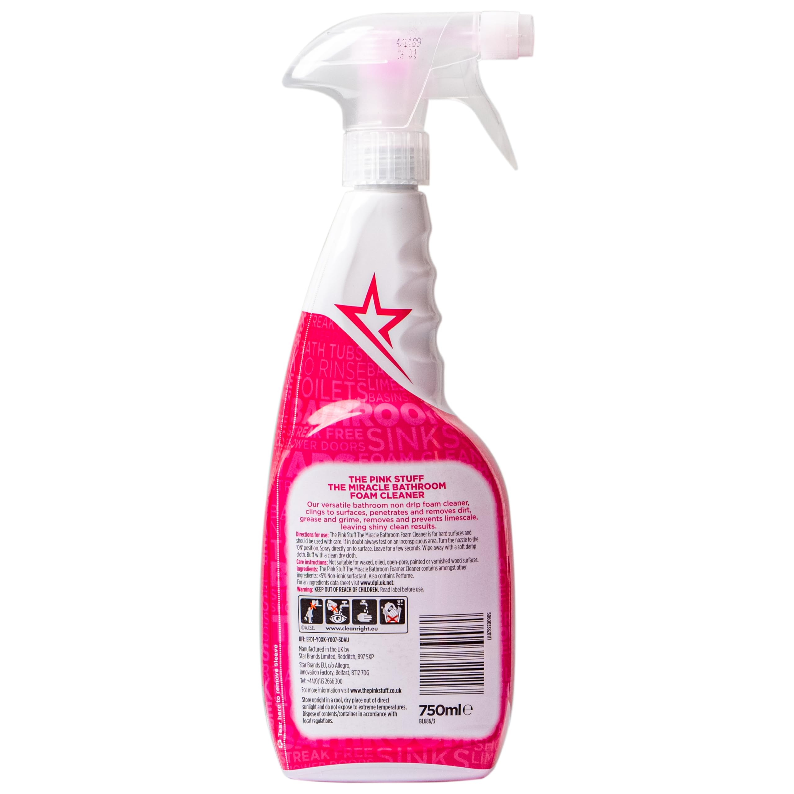 Foto 7 | Paquete De Limpieza Stardrops The Pink Stuff Con Pasta Limpiadora - Venta Internacional.