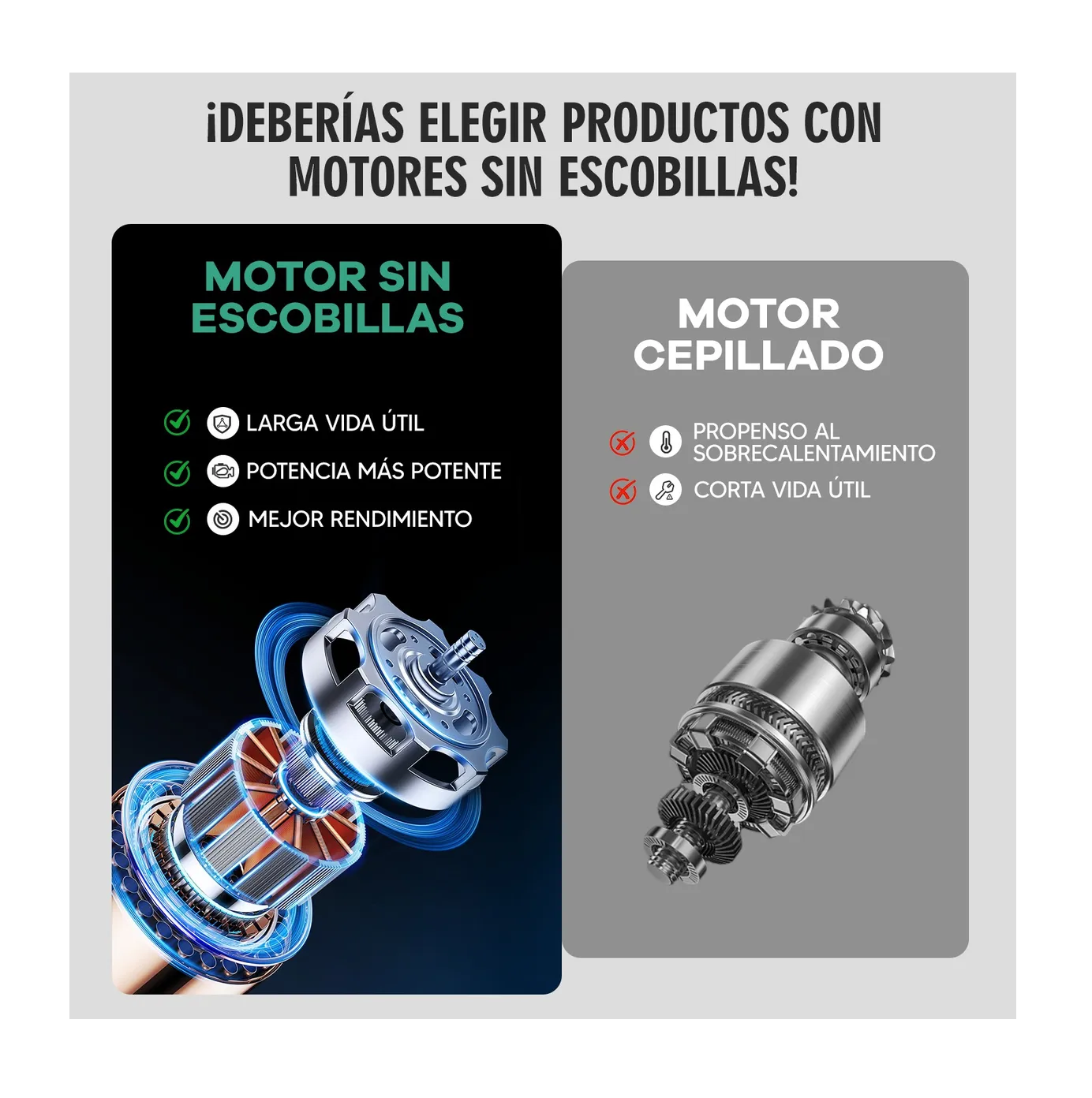 Foto 2 | Pistola De Impacto Inalámbrica Belug Llave Eléctrica Taladro 2pila Verde