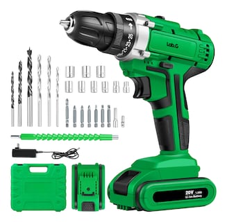 Foto 1 | Taladro Atornillador Lab.g De 20v C/ Estuche Verde