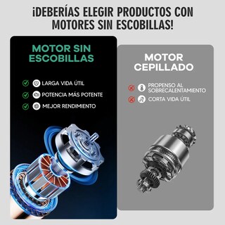 Foto 2 | Pistola De Impacto Inalámbrica Llave Eléctrica Taladro 2pilas Veede