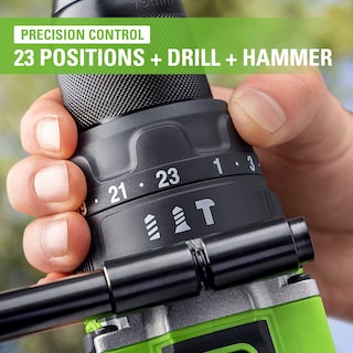 Foto 3 | Perforador Percutor Greenworks 24 V Sin Escobillas 1/2 Con Mandril Metálico - Venta Internacional.