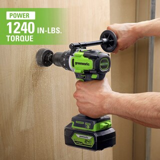 Foto 5 | Perforador Percutor Greenworks 24 V Sin Escobillas 1/2 Con Mandril Metálico - Venta Internacional.