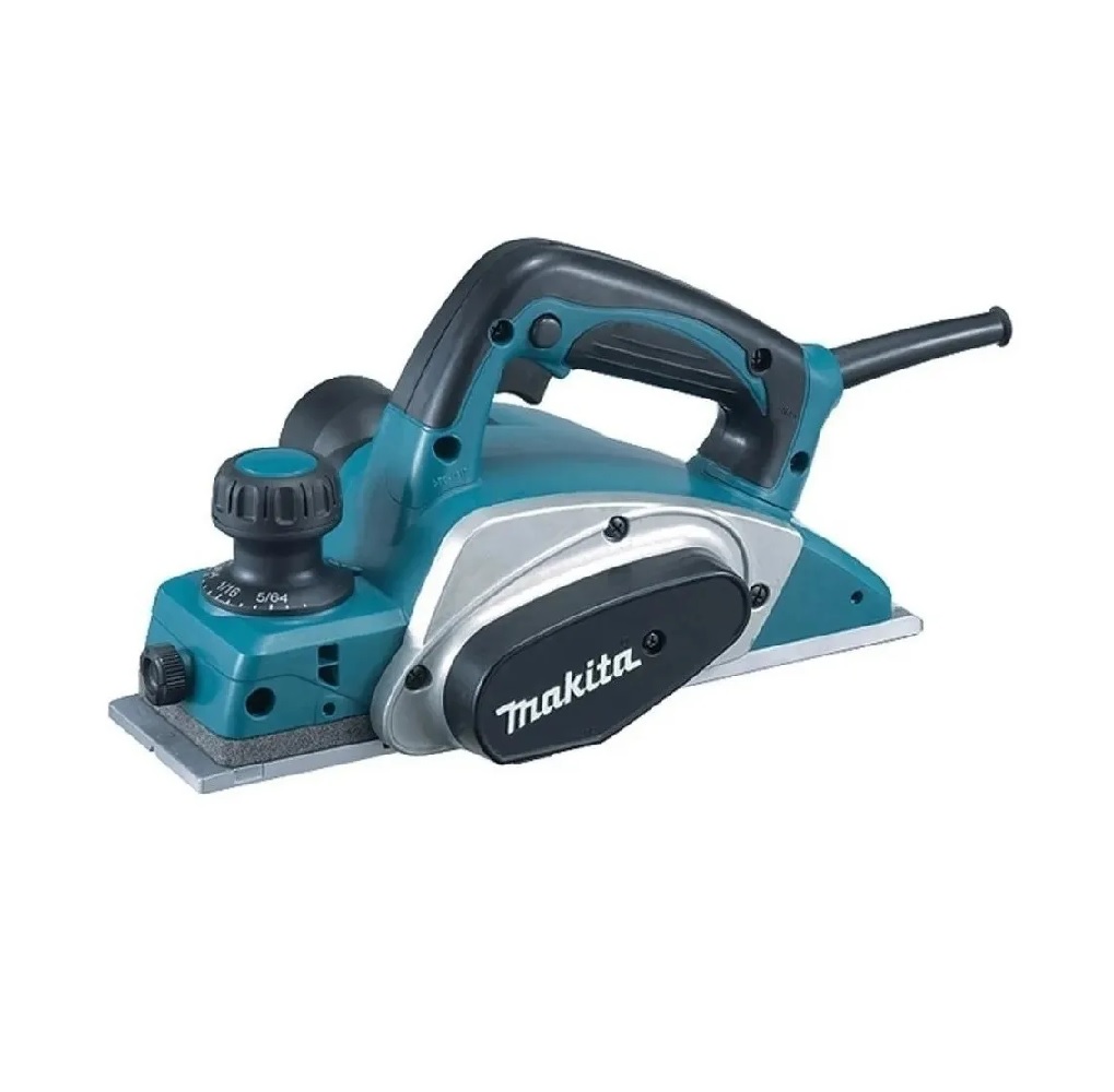 Cepilladora Eléctrica de Mano Makita Kp0800 color Azul 82mm 110v