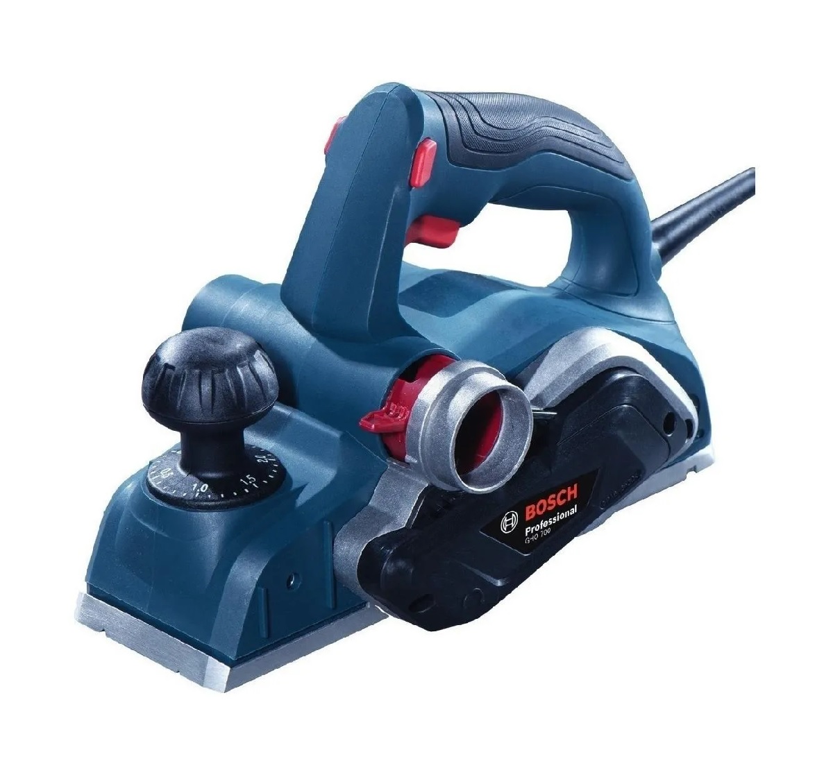 Cepilladora Eléctrica de Mano Bosch Professional Gho 700 82mm 110v color Azul