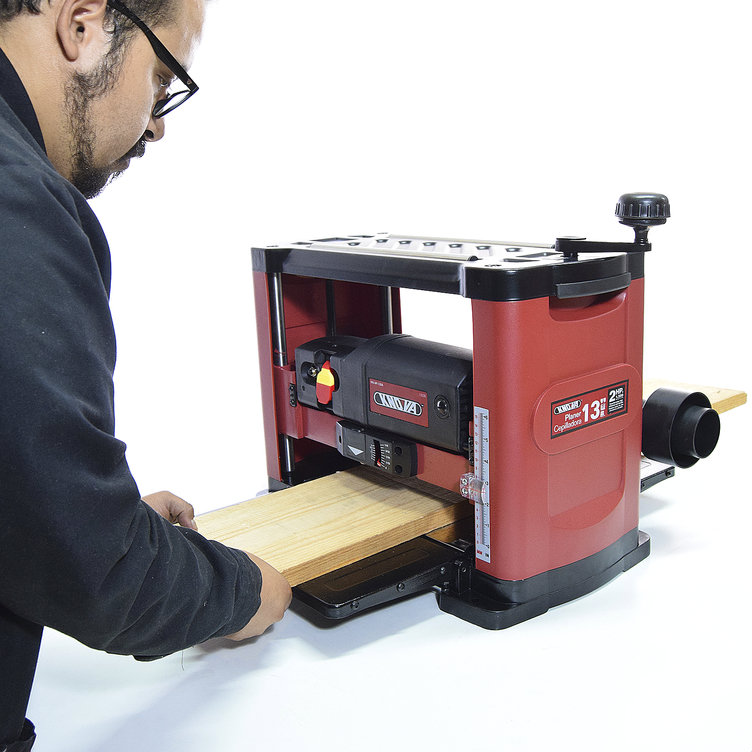 Foto 6 | Cepilladora KNOVA KN AP-130A color Rojo para Madera 13''