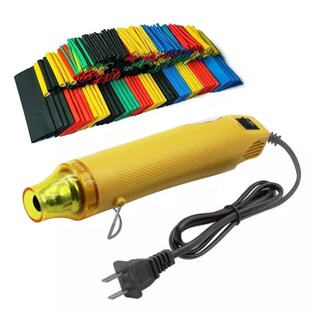 Foto 1 | Mini Pistola De Calor 300w+530 Tubos Termorretráctiles Eo Safe Imports Esi-14333 Amarillo
