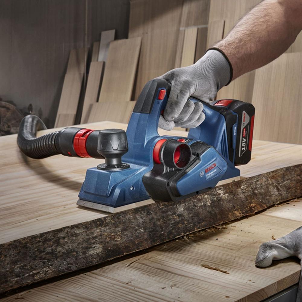 Foto 8 | Cepillo Madera Inalámbrico Bosch Gho 185-li + 2 Bat 4.0 Ah