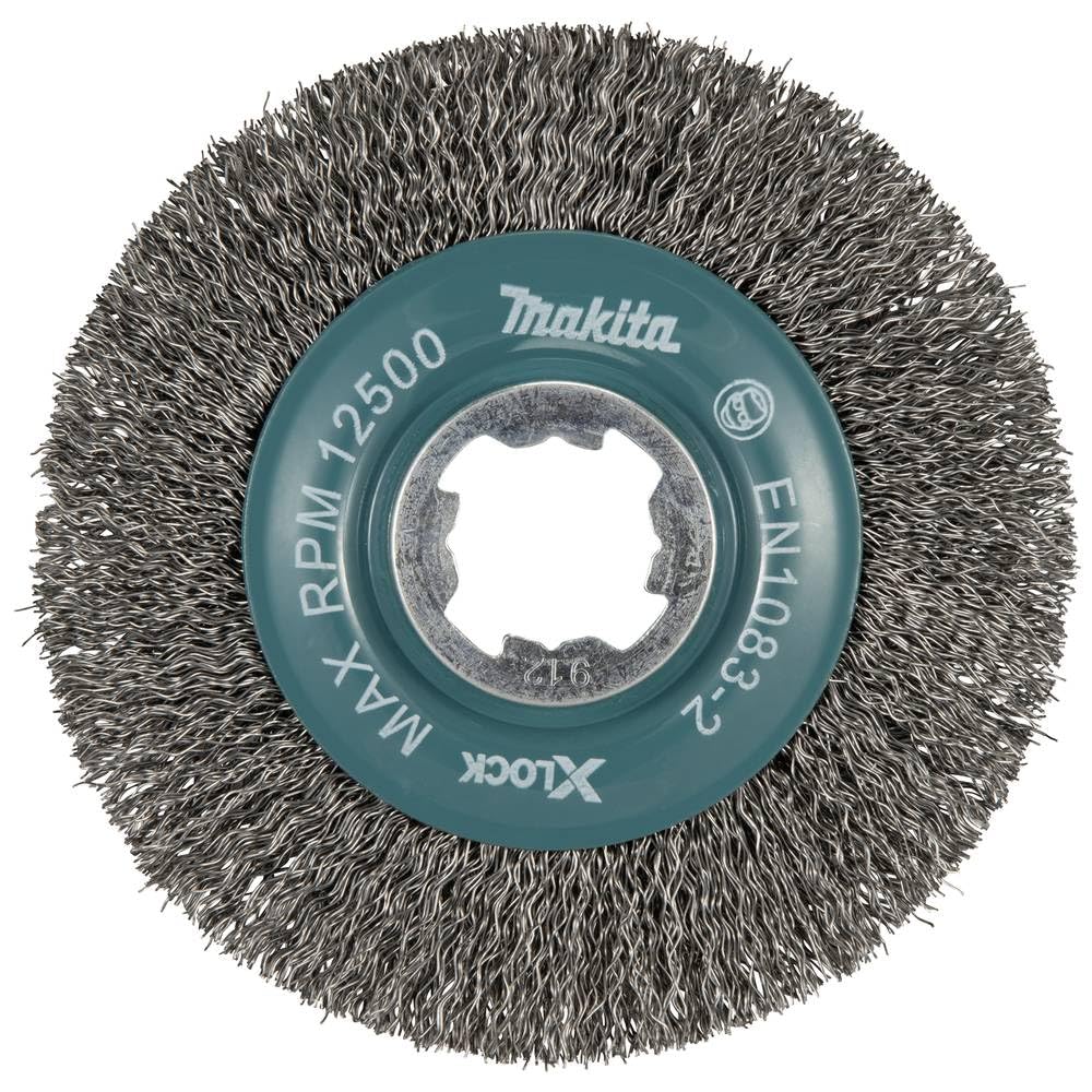 Cepillo De Alambre Makita D-72665 X-lock De Acero Al Carbono De 4.5 Pulgadas - Venta Internacional.