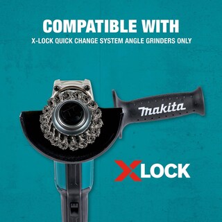 Foto 6 | Cepillo Con Forma De Copa De Alambre Makita D-72621 X-lock 80 Mm De Acero Al Carbono - Venta Internacional.