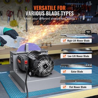 Foto 6 | Afilador De Cuchillas Para Cortacésped Vevor, 1 Hp, 750 W, 22 Cm, Con Rectificado W - Venta Internacional.