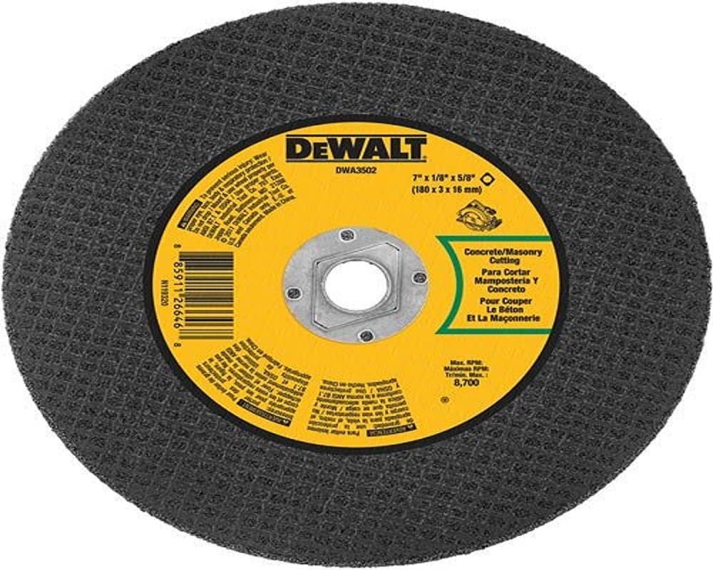 Cuchilla Abrasiva Para Mampostería Dewalt Dwa3502 180 Mm X 3 Mm - Venta Internacional.