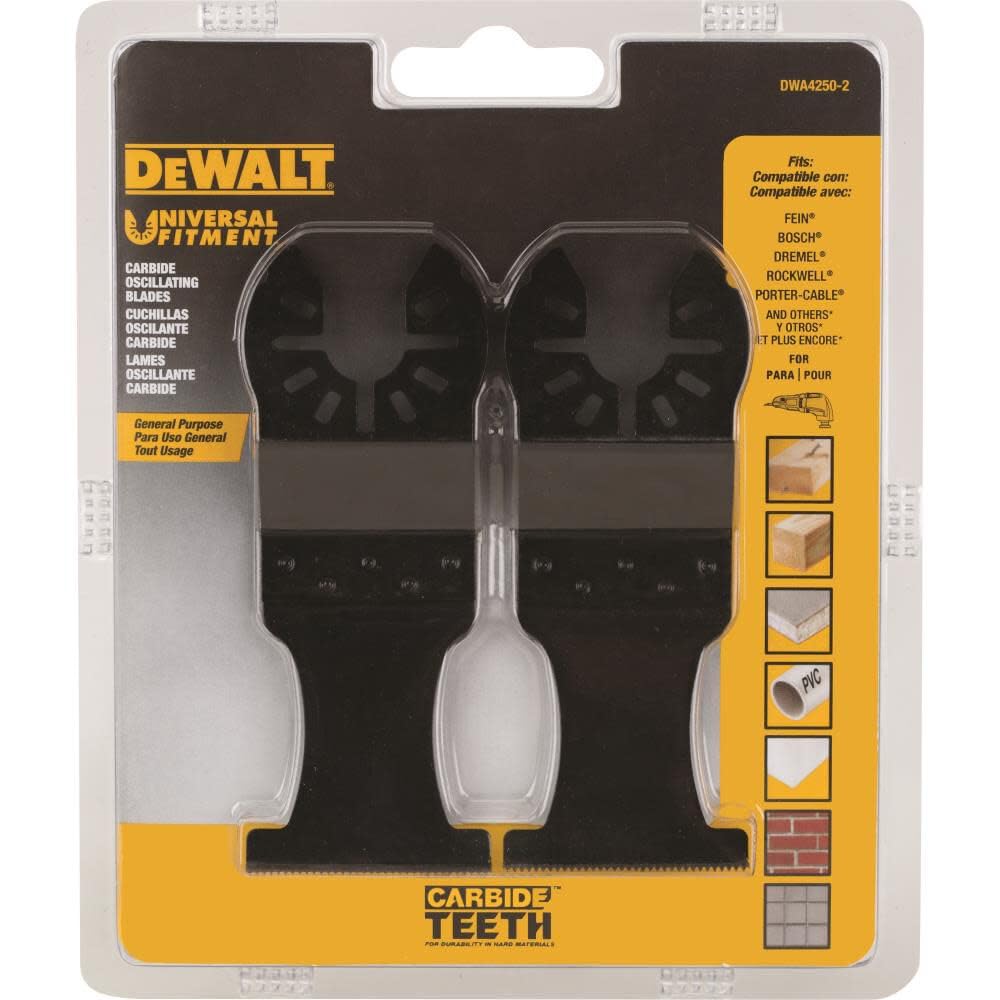 Foto 4 pulgar | Cuchilla Oscilante Dewalt Dwa4250-2 De Carburo De 35 Mm (paquete De 2) - Venta Internacional.