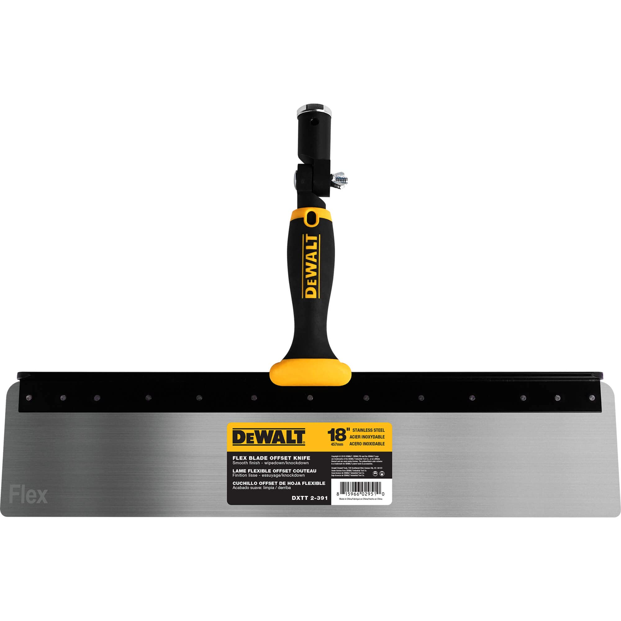 Cuchillo Offset Dewalt Dxtt-2-391 Hoja Flex De Acero Inoxidable De 0,5 Mm - Venta Internacional.