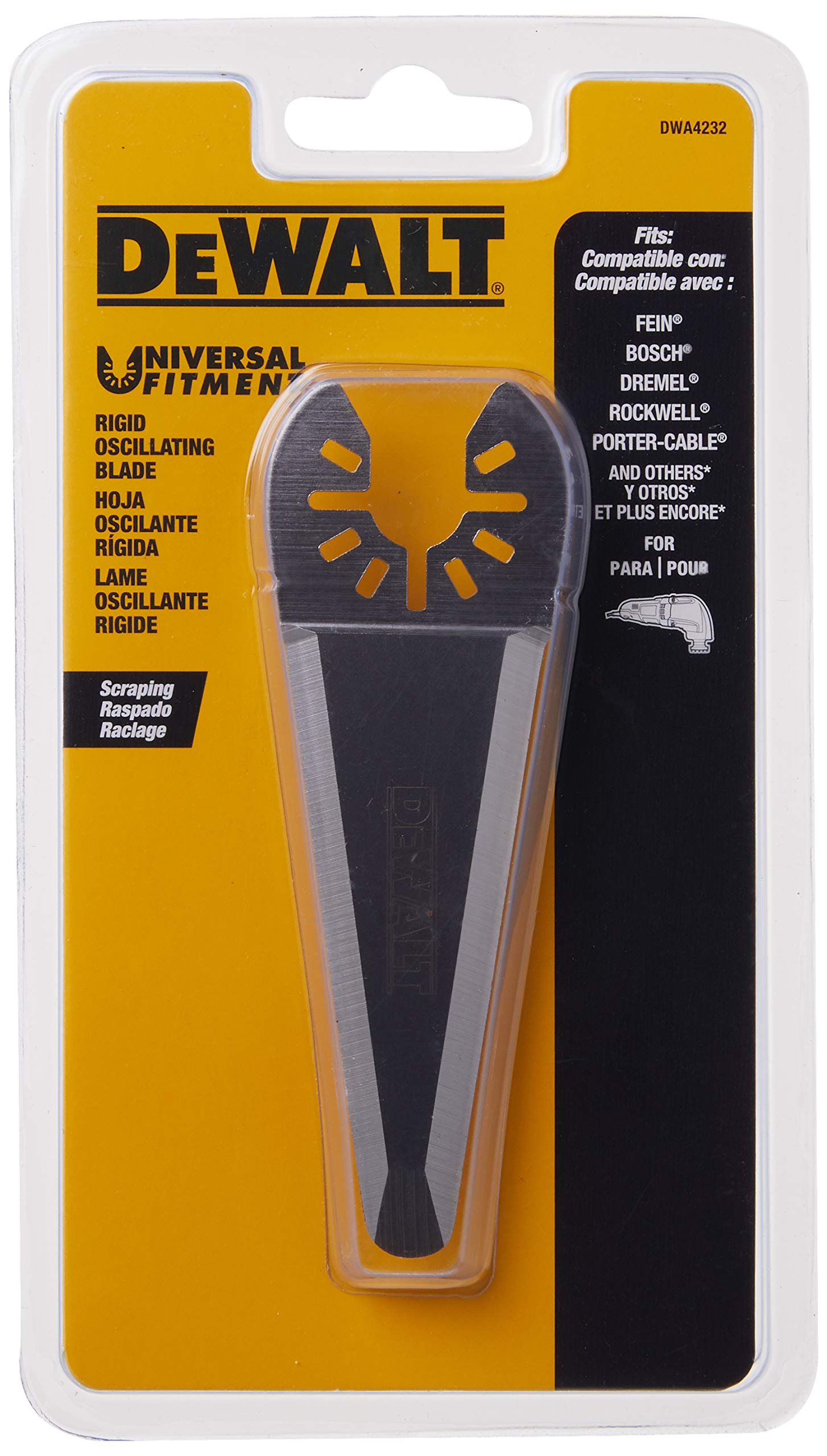 Foto 3 pulgar | Cuchilla Oscilante Para Herramientas Dewalt, Rascador Rígido Triangular Dwa4232 - Venta Internacional.