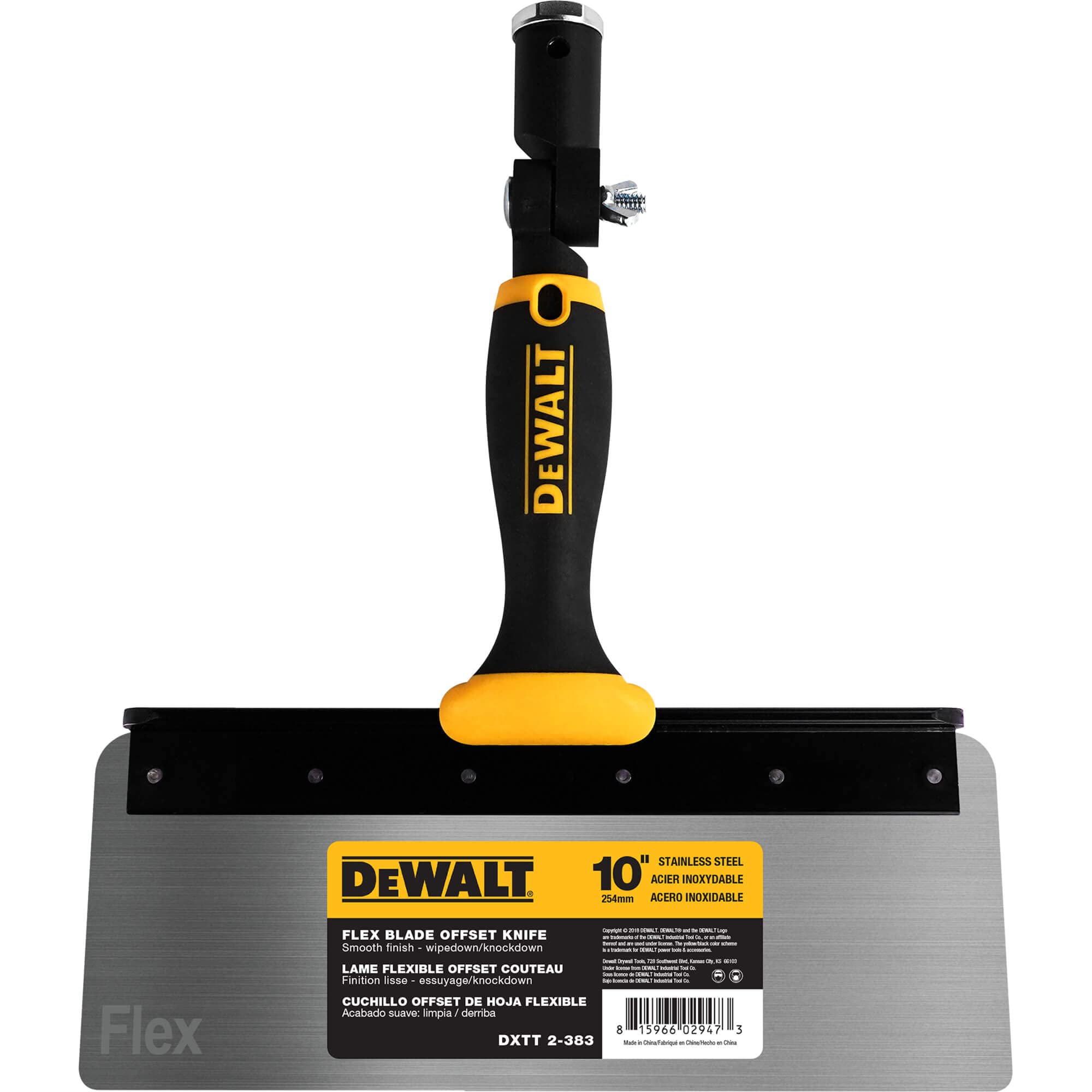 Cuchillo Offset Dewalt Dxtt-2-383 Hoja Flex De Acero Inoxidable De 0,5 Mm - Venta Internacional.