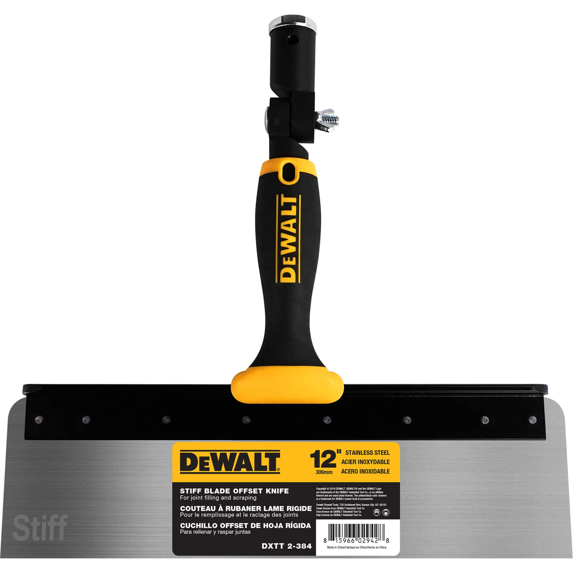 Cuchillo Offset Dewalt Dxtt-2-384 Hoja De Acero Inoxidable De 0,6 Mm - Venta Internacional.