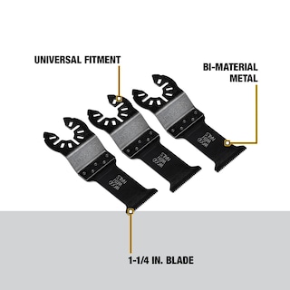 Foto 2 | Cuchillas Oscilantes Dewalt De Titanio Para Madera Con Clavos, Paquete De 3 Unidades - Venta Internacional.