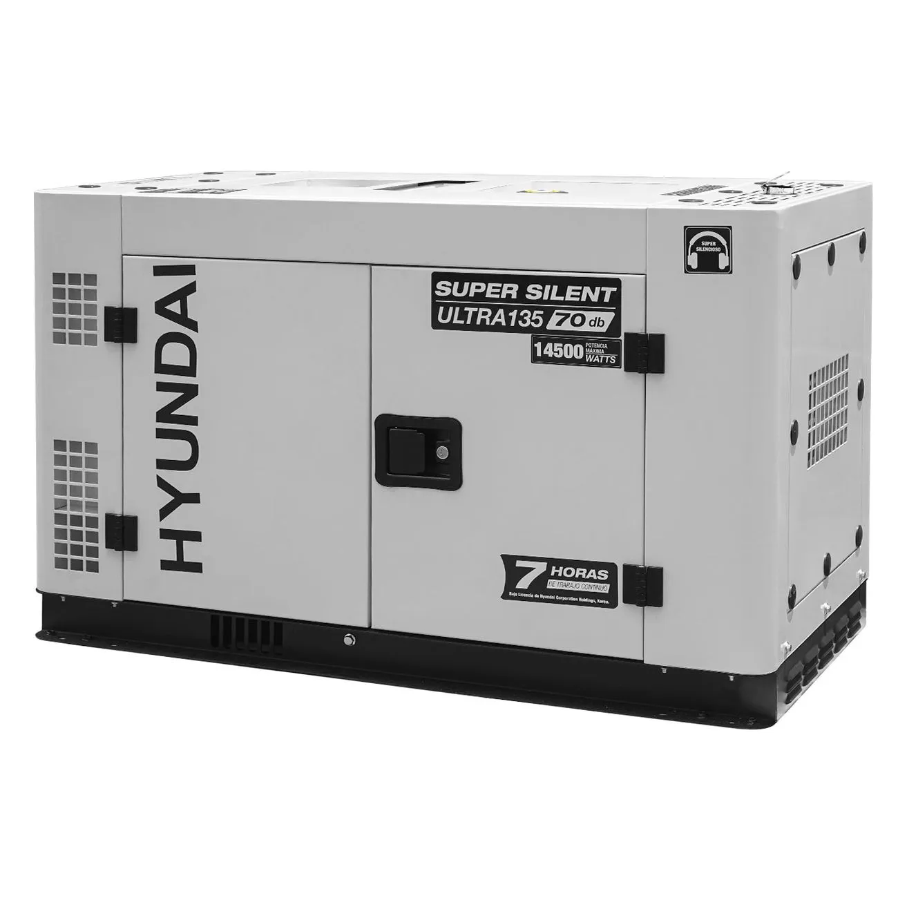 Foto 7 pulgar | Generador Silencioso Hyundai Diesel Potencia Maxima 14.5 Kw 110v/220v Ultra135
